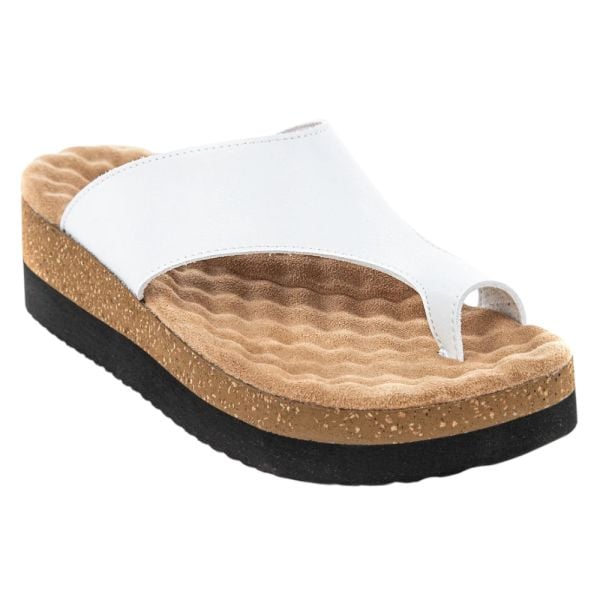 Muya 34226 Hora Beyaz Kadın Parmak Arası Terlik