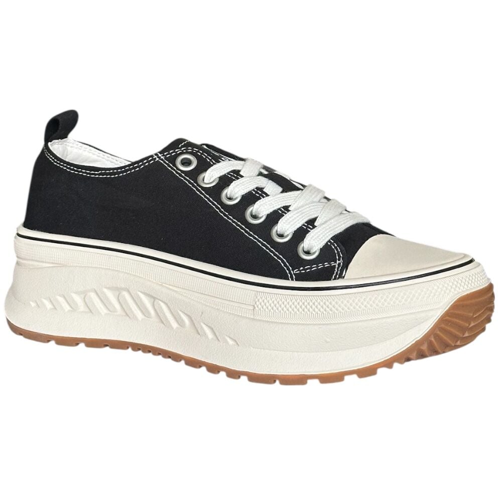 Lufian Shay Siyah Kadın Sneaker