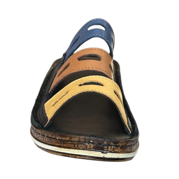 Cex 25Y NBL05 Siyah Kadın Hakiki Deri Günlük Terlik