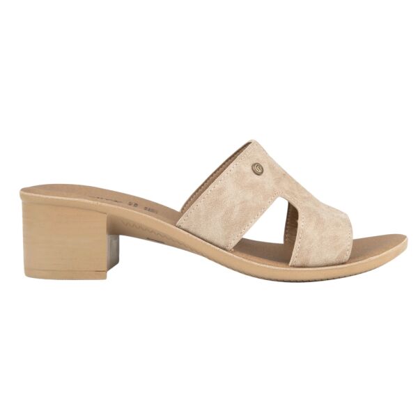 Muya 36005 İliyonse Krem Kadın Topuklu Terlik