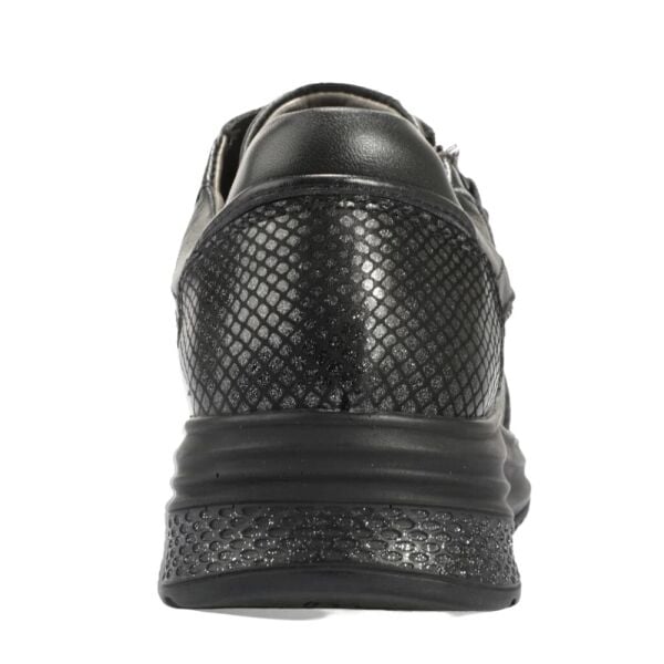 Forelli 30302-G Misha Siyah Kadın Comfort Deri Ayakkabı