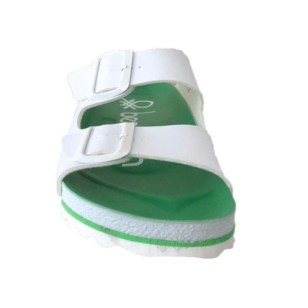 Benetton BN-1084 Yeşil Kadın Günlük Terlik