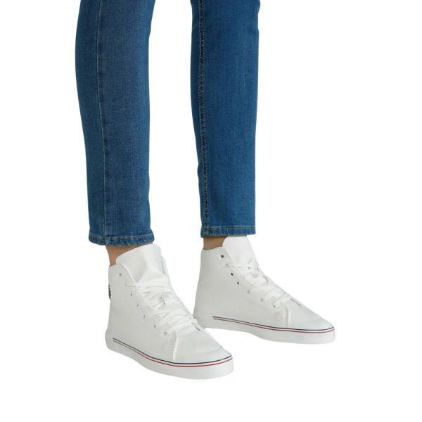 U.S Polo Assn Penelope High WT 2PR Beyaz Kadın Sneaker