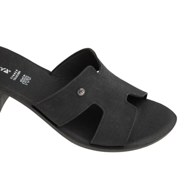 Muya 36005 İliyonse Siyah Kadın Topuklu Terlik