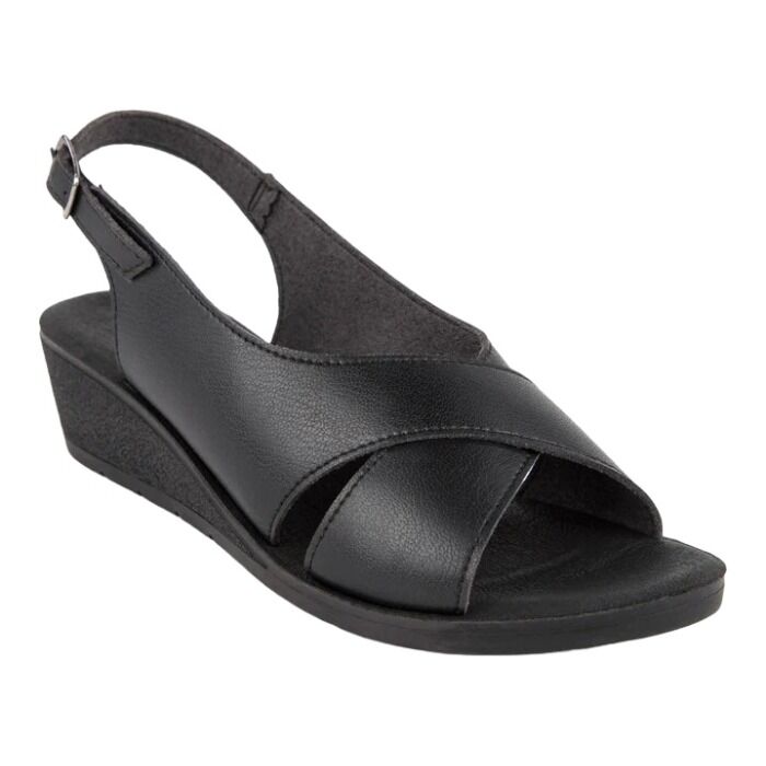 Muya 31028 Vienza Siyah Kadın Anatomik Sandalet