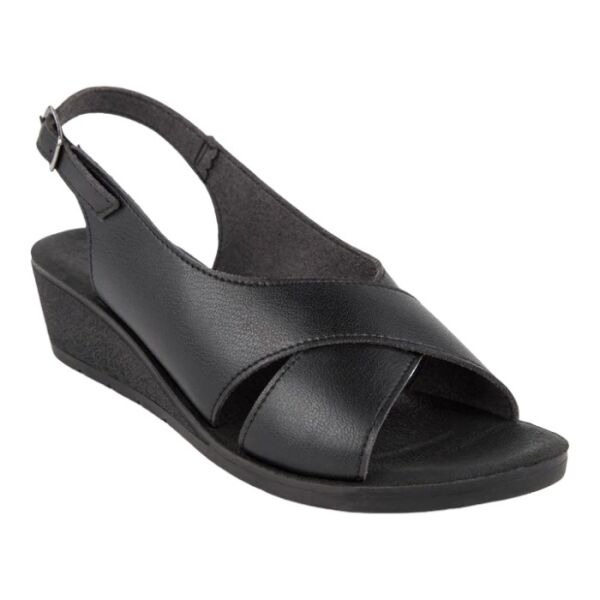 Muya 31028 Vienza Siyah Kadın Anatomik Sandalet