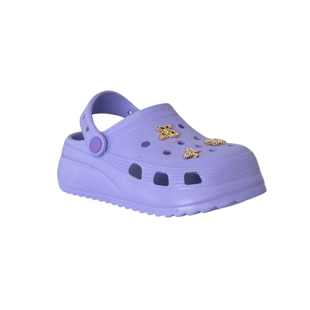 Akınal Bella E428 Lila Çocuk Plaj Terlik Sandalet