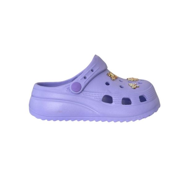 Akınal Bella E428 Lila Çocuk Plaj Terlik Sandalet