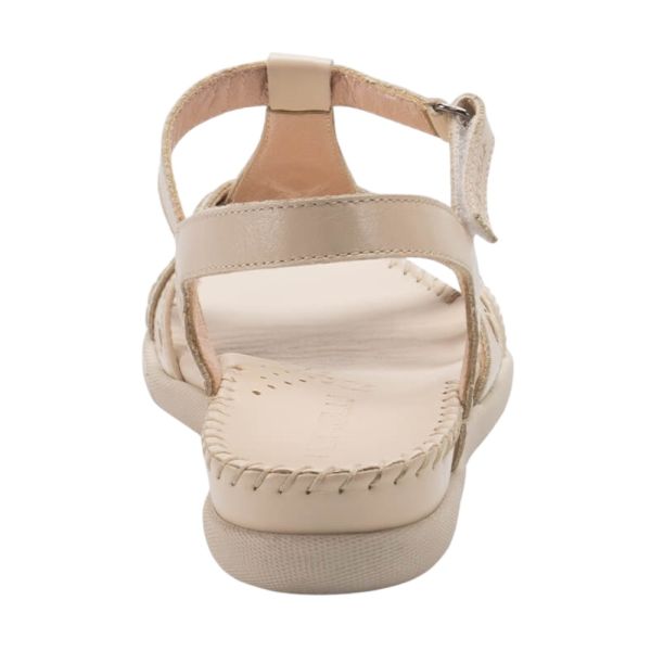 Forelli 22309 Lupin-G Bej Kadın Comfort Deri Sandalet