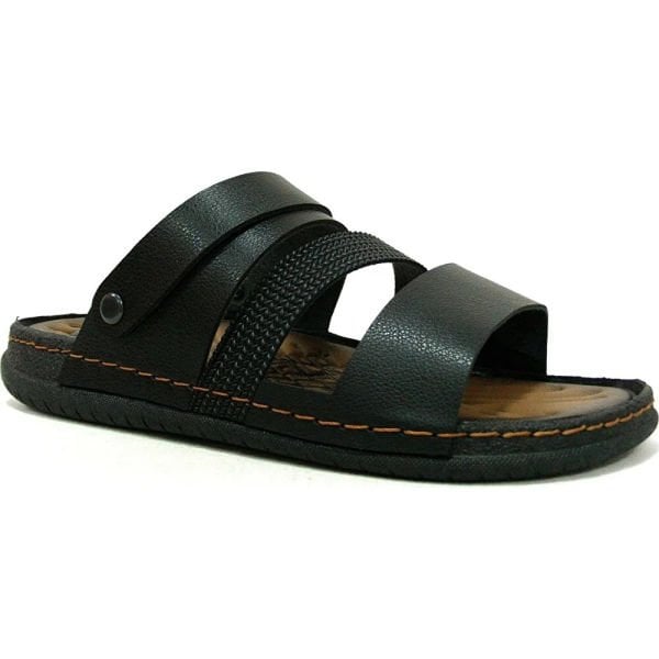 Gezer 11651 Siyah Erkek Anatomik Terlik Sandalet