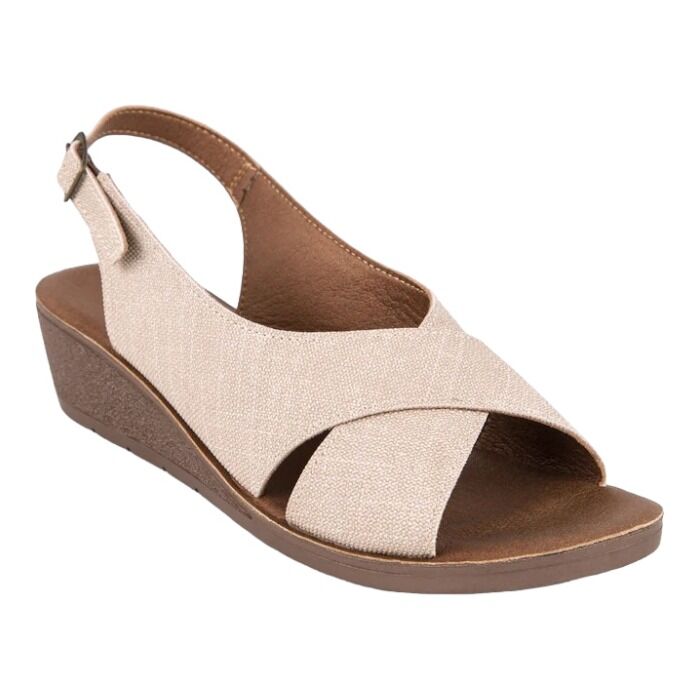 Muya 31028 Vienza Krem Kadın Anatomik Sandalet