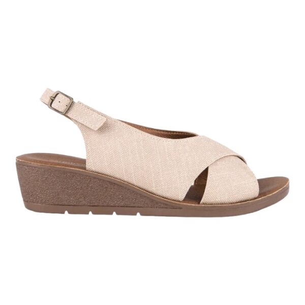 Muya 31028 Vienza Krem Kadın Anatomik Sandalet