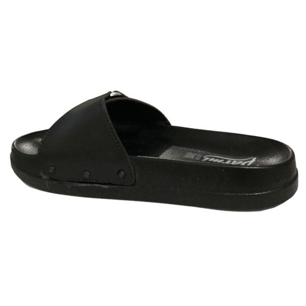 Parmi 19104 Siyah Kadın Günlük Cırtlı Ayarlanabilir Terlik