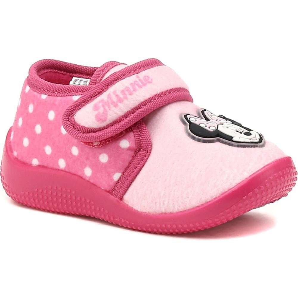 Mickey Mouse Kavera 1PR Pembe Çocuk Kreş/Anaokulu Panduf