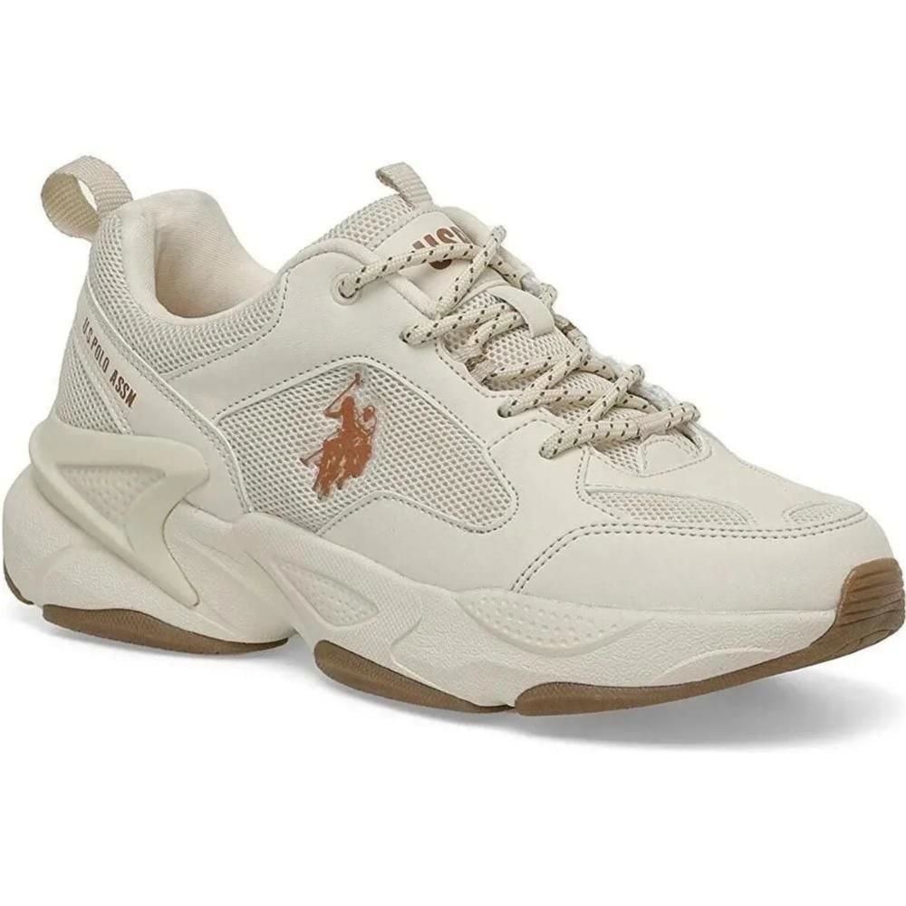 U.S Polo Assn Maybe Wmn 5FX Bej Kadın Spor Ayakkabı