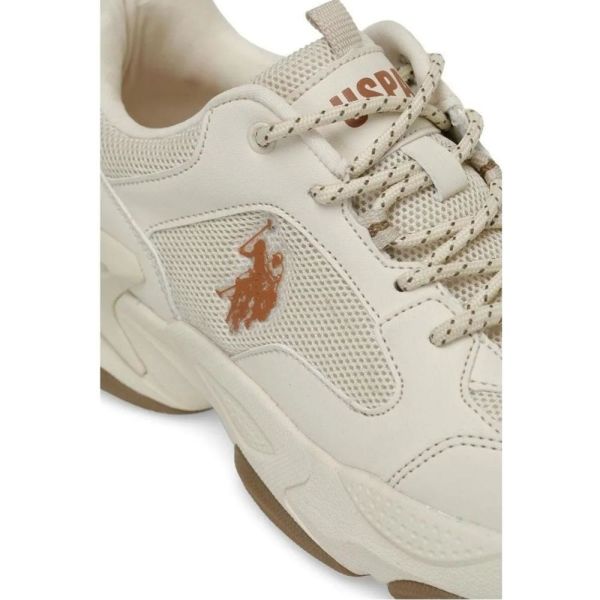 U.S Polo Assn Maybe Wmn 5FX Bej Kadın Spor Ayakkabı