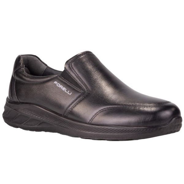 Forelli 47927-G Nexus Siyah Erkek Comfort Deri Ayakkabı