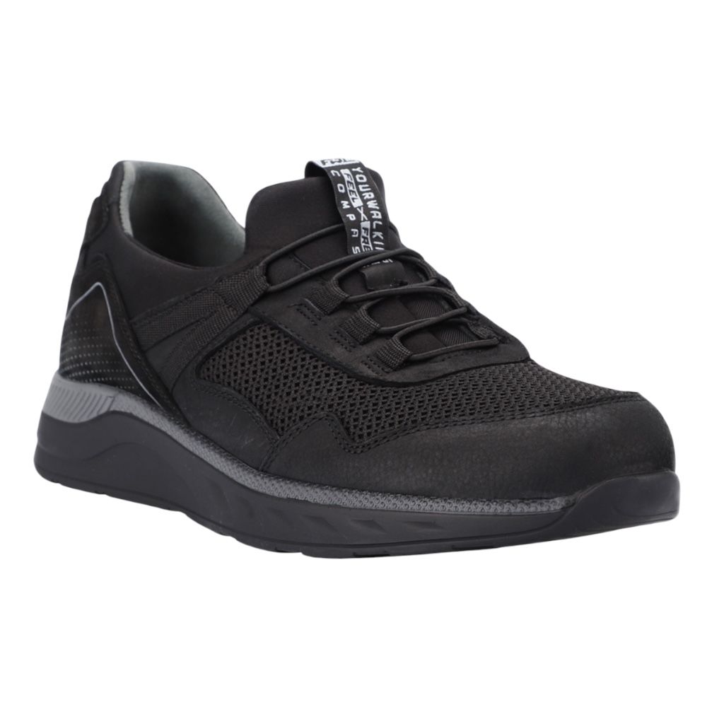 Forelli 46002-G Cedric Siyah Nubuk Erkek Comfort Ayakkabı