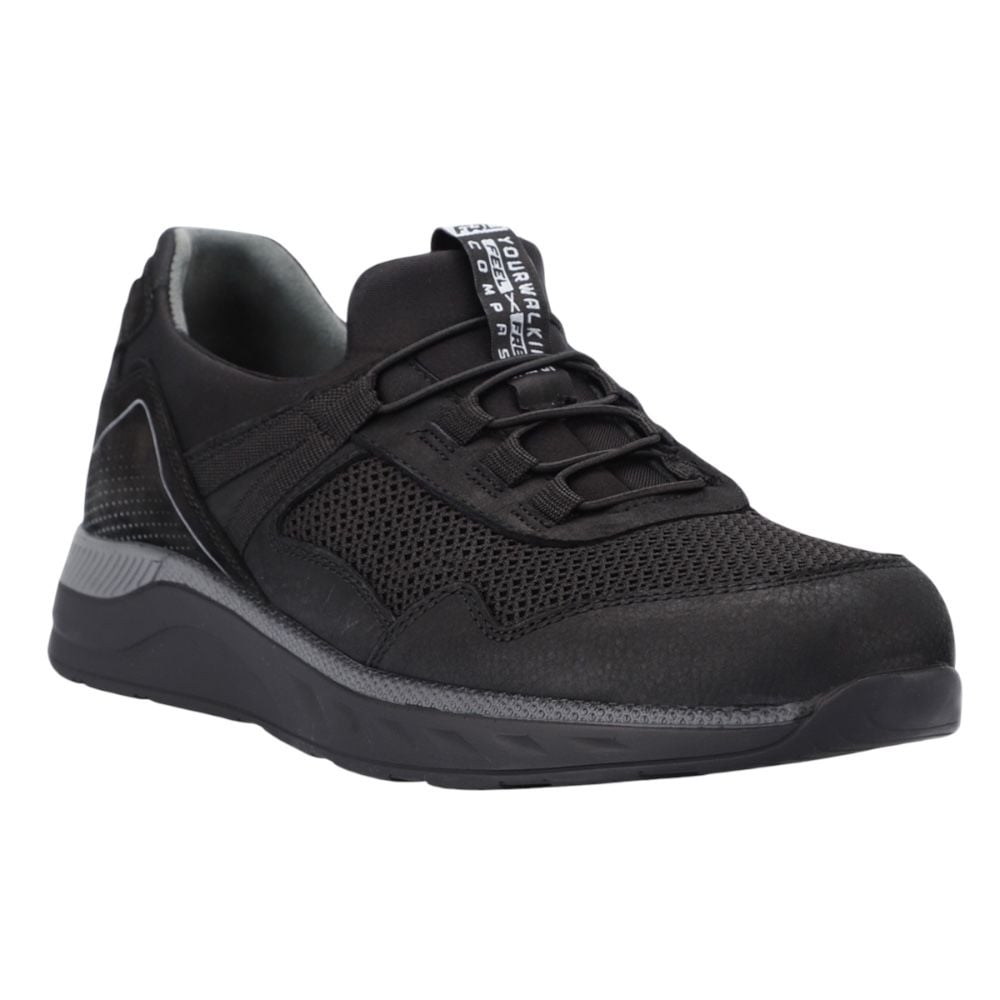 Forelli 46002-G Cedric Siyah Nubuk Erkek Comfort Ayakkabı