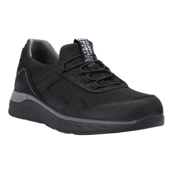 Forelli 46002-G Cedric Siyah Nubuk Erkek Comfort Ayakkabı