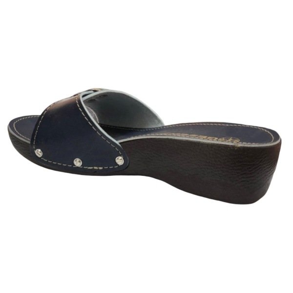 Gezer 8658 Lacivert Kadın Tokalı Anatomik Günlük Terlik