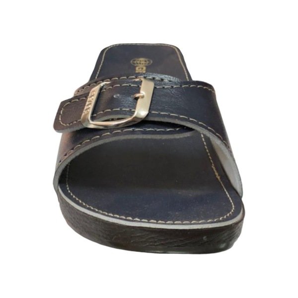 Gezer 8658 Lacivert Kadın Tokalı Anatomik Günlük Terlik