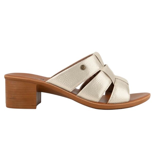 Muya 36006 Bolisimo Altın Kadın Topuklu Terlik