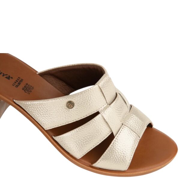 Muya 36006 Bolisimo Altın Kadın Topuklu Terlik