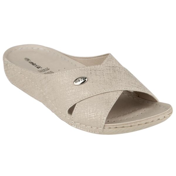 Muya 31122 Misty Bej Kadın Anatomik Terlik