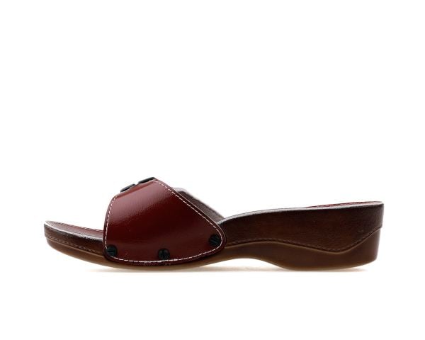 Ceyo Minelli Topuklu Kırmızı Kadın Anatomik Terlik