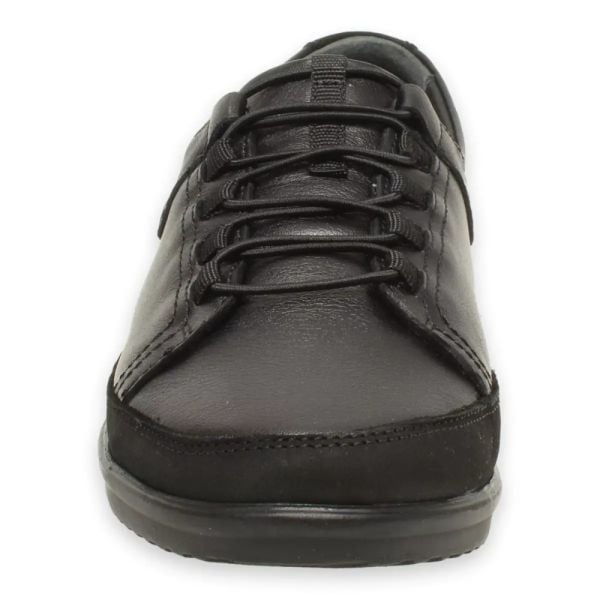 Forelli 48201-G Bety Siyah Kadın Comfort Deri Ayakkabı