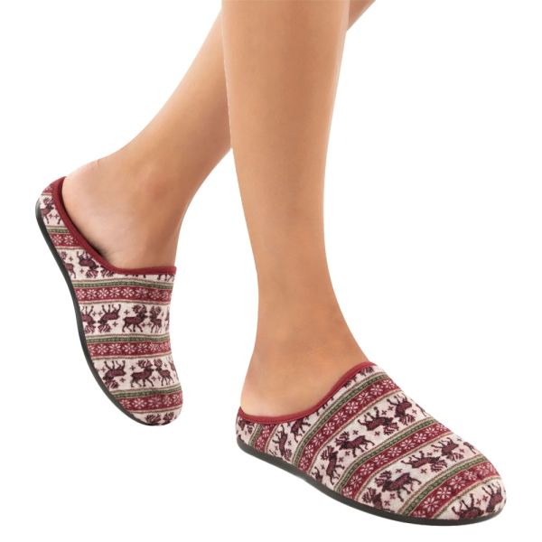 Muya 32909 Papilio Bordo Kadın Ev İçi Terlik