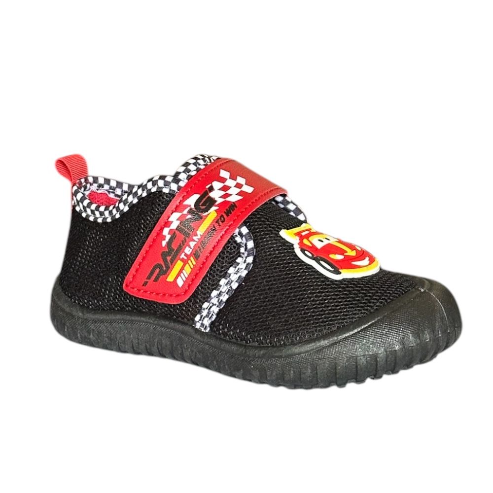 Gezer 3449.00 Siyah/Kırmızı Çocuk Kreş Yazlık Ev Ayakkabısı