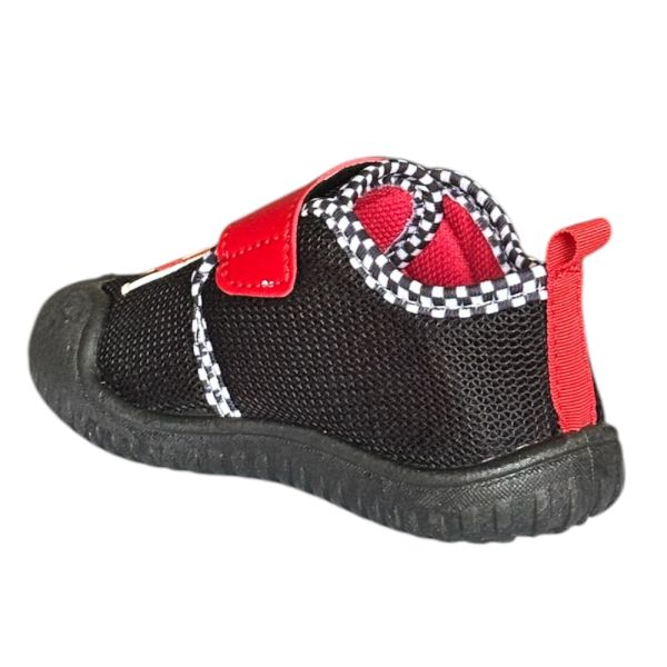 Gezer 3449.00 Siyah/Kırmızı Çocuk Kreş Yazlık Ev Ayakkabısı