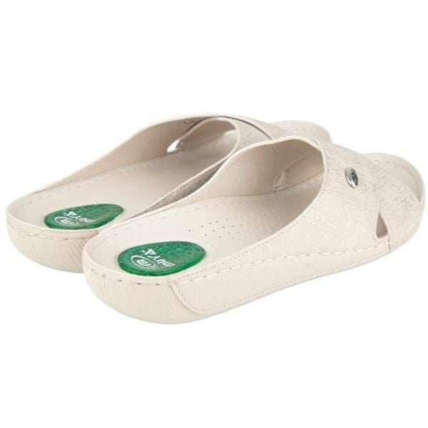 Muya 31124 Cyrus Bej Kadın Anatomik Topuk Dikeni Terlik