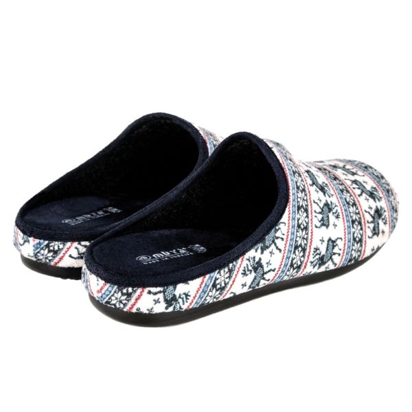 Muya 32909 Papilio Lacivert Kadın Ev İçi Terlik