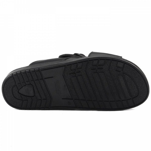 Ceyo Grande Siyah Erkek Tokalı Anatomik Terlik