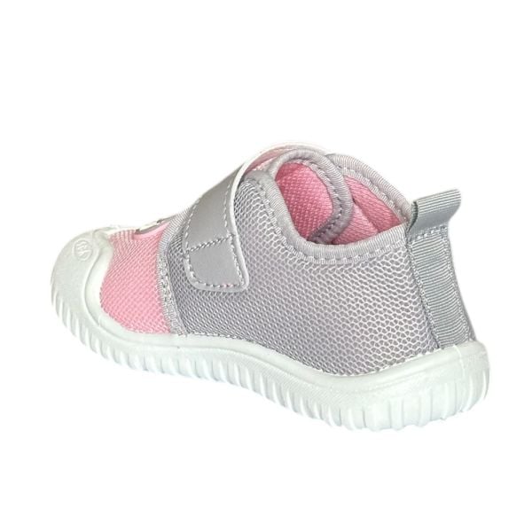 Gezer 3447.00 Gri/Pembe Çocuk Kreş Yazlık Ev Ayakkabısı
