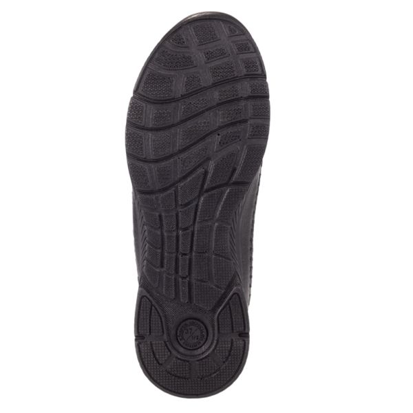 Forelli 29423 Laden-G Siyah Kadın Comfort Deri Ayakkabı