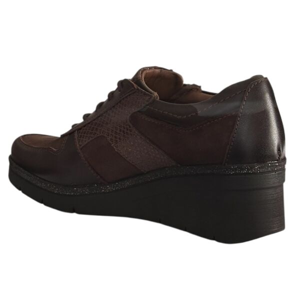 Forelli 13103-G Lydie Kahve Kadın Comfort Deri Ayakkabı