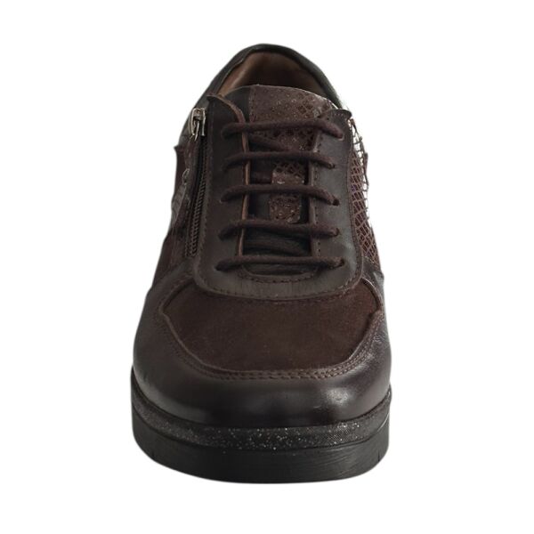 Forelli 13103-G Lydie Kahve Kadın Comfort Deri Ayakkabı