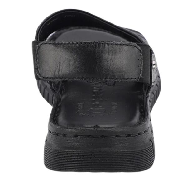 Forelli 38507 Alice-G Siyah Kadın Comfort Deri Sandalet