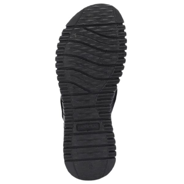 Forelli 38507 Alice-G Siyah Kadın Comfort Deri Sandalet