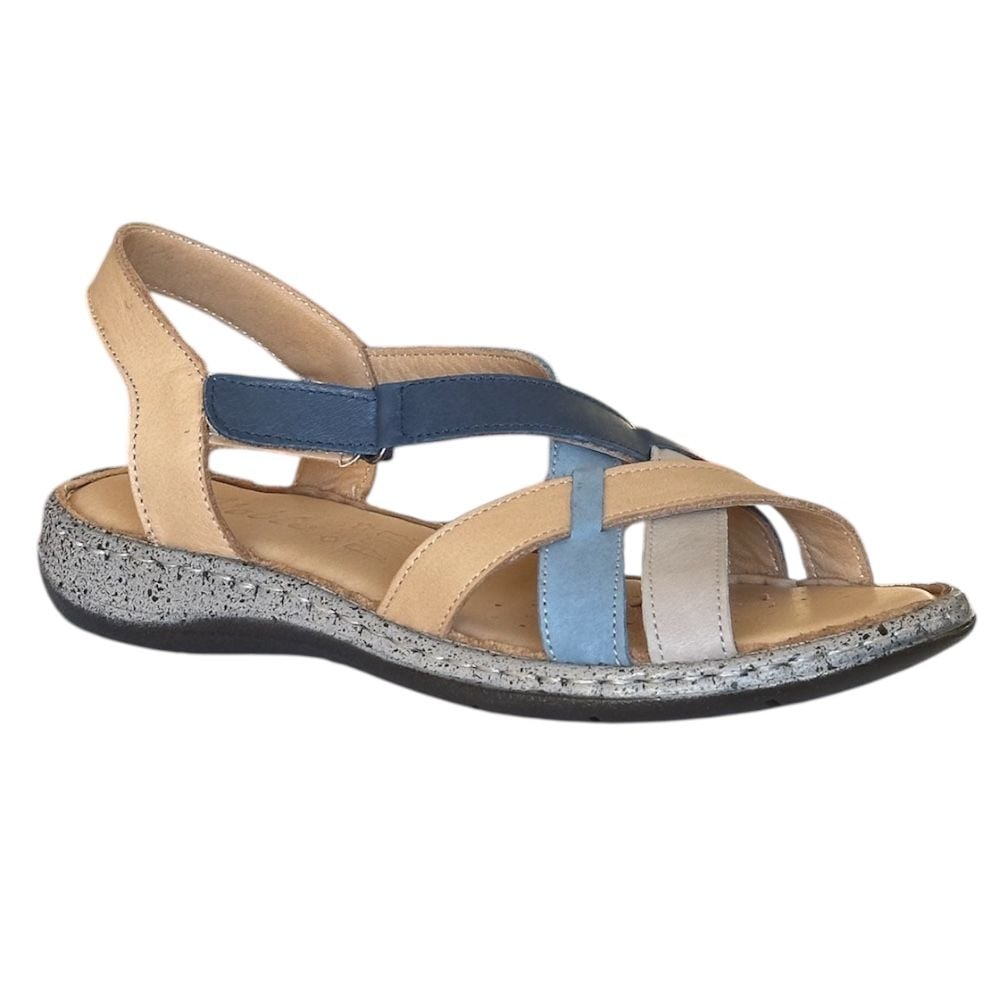 Cex 25Y NBL10 Taba Kadın Hakiki Deri Günlük Sandalet