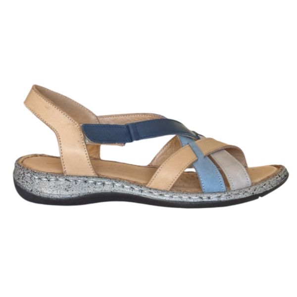 Cex 25Y NBL10 Taba Kadın Hakiki Deri Günlük Sandalet