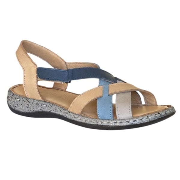 Cex 25Y NBL10 Taba Kadın Hakiki Deri Günlük Sandalet