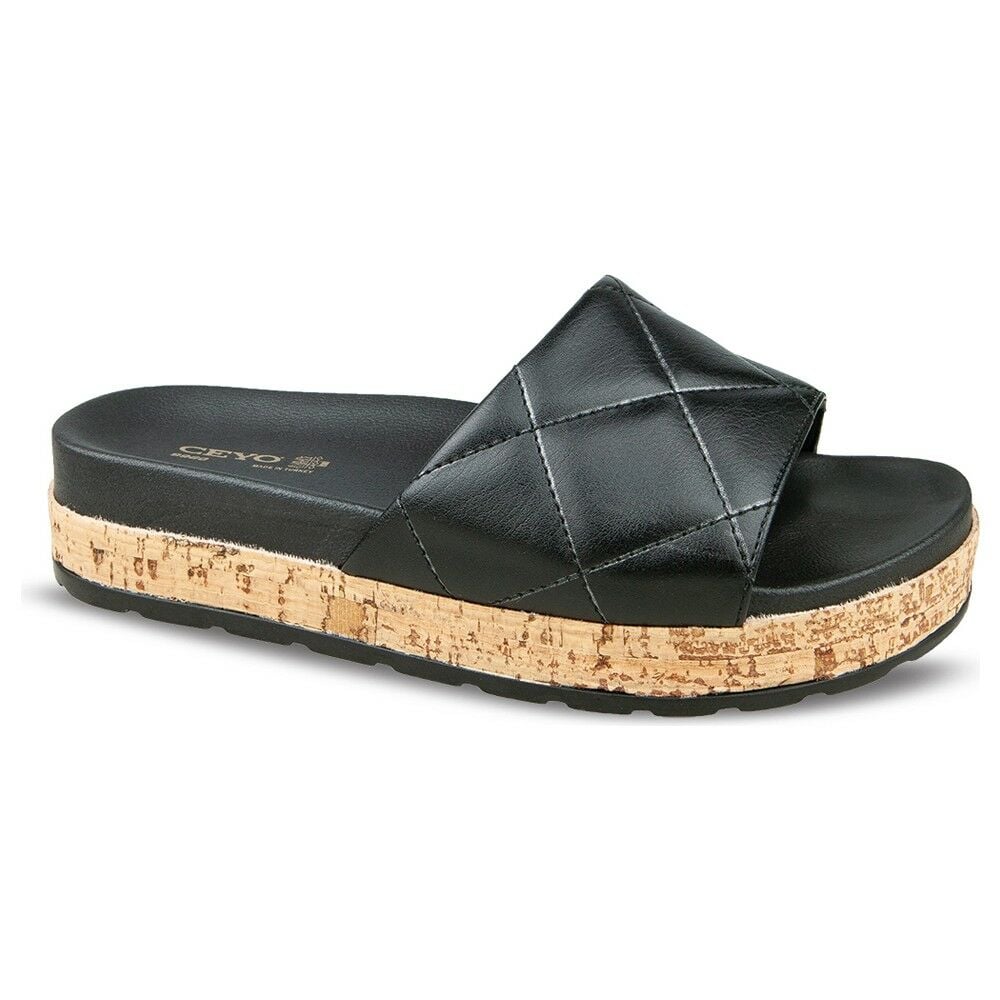 Ceyo 9960-11 Siyah Kadın Anatomik Terlik