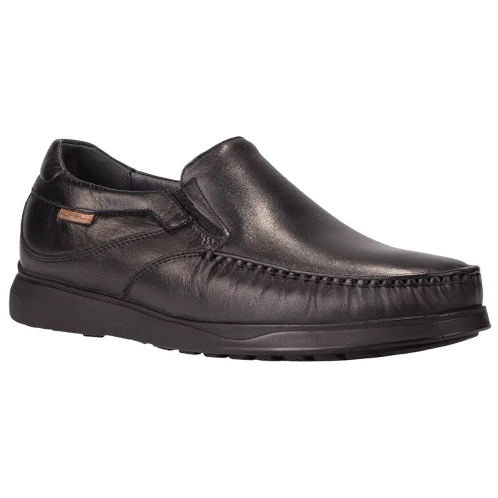Forelli 35301-H Meyan Siyah Erkek Comfort Deri Ayakkabı