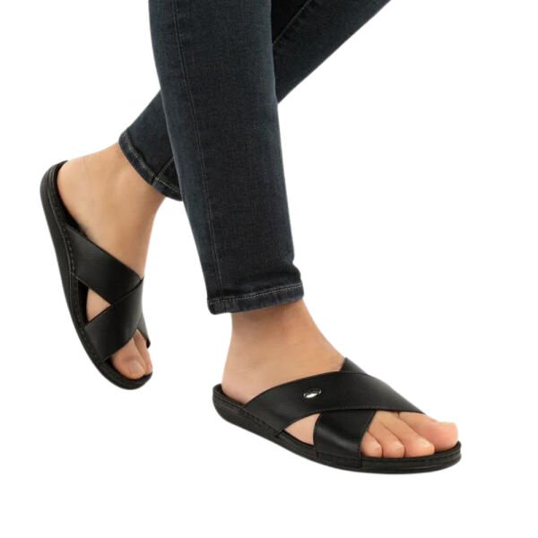 Muya 31428 Python Siyah Erkek Günlük Terlik