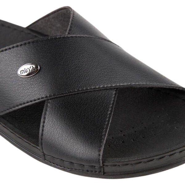 Muya 31428 Python Siyah Erkek Günlük Terlik